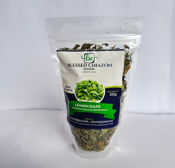 Blessed Chiazon   Lemons Basil Leaves