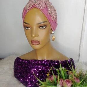 Awesome Onion  Applique Turban Cap