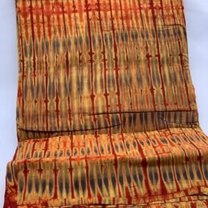 Zianova  Adire Wine and Navy Blue (5 Yards)