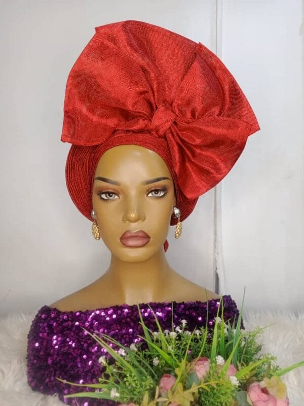 Awesome  Red Asoke  Auto gele
