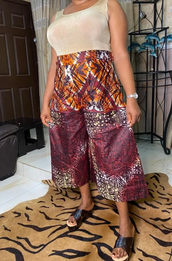 TRENDY WOMAN Ankara 3/4 Palazzo
