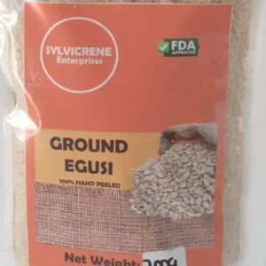 SYLVICRENE    GROUND HAND-PEELED EGUSI 200g (100% Organic)