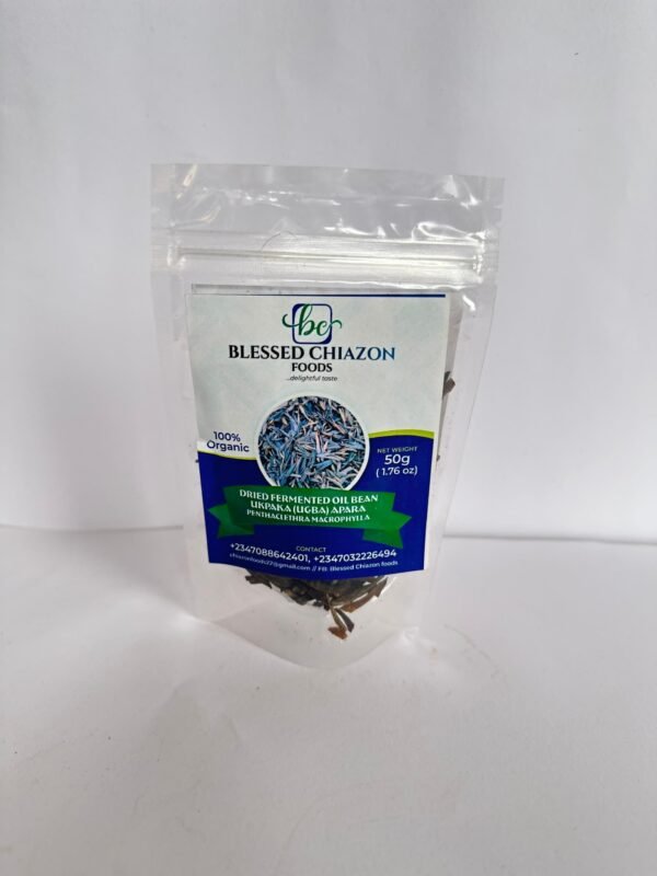 CHIAZON     Dried Ukpaka (Ugba) Fermented Oil Bean Seed