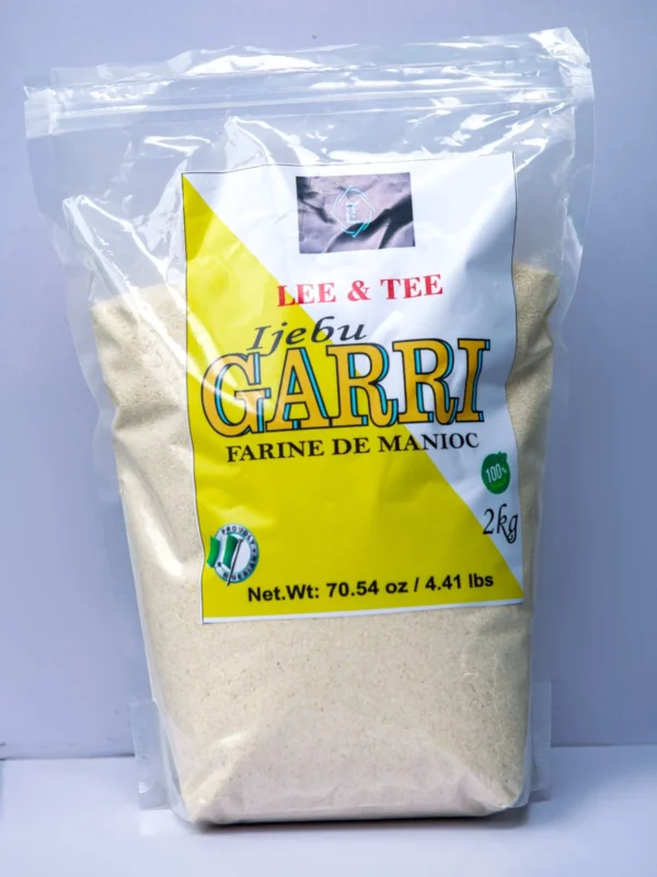 LEE and TEE   White Ijebu Garri (1 and 2 kg)