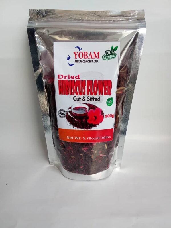 YOBAM   Hibiscus flower Cut and Sifted