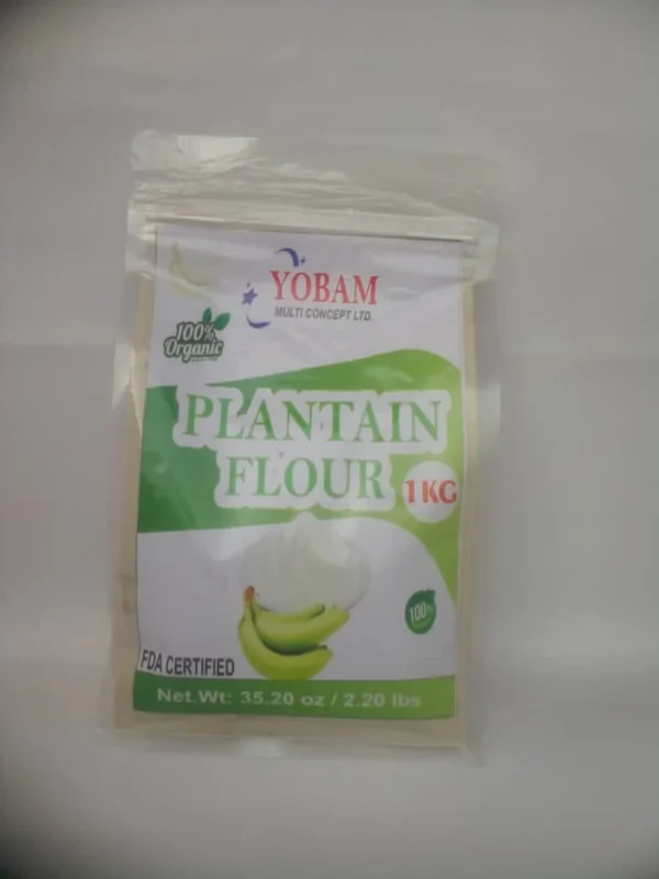 YOBAM Unripe Plantain Flour (1kg)