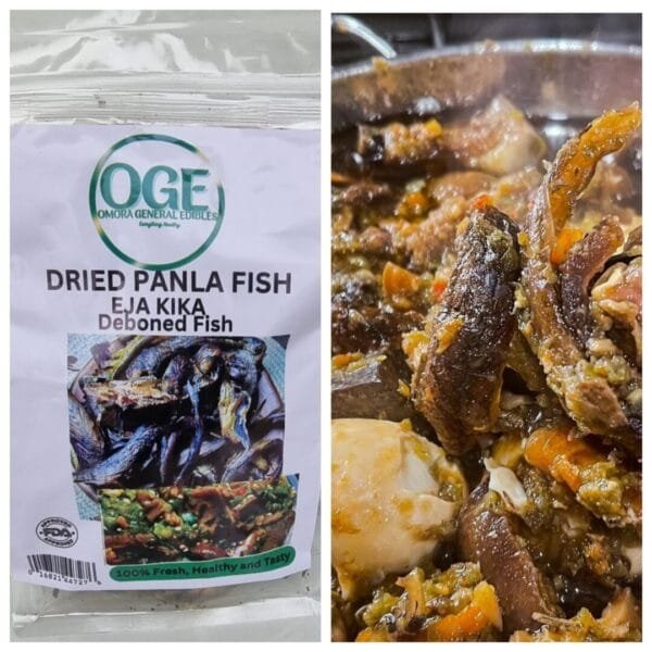 OMORA  Dried Panla fish/ Eja Kika Deboned Fish