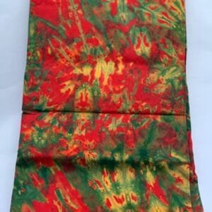 Zianova    Adire Red & Deep Green (5 Yards)