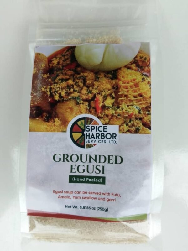 Spice Harbor    Hand Peeled Grounded Egusi (250g)