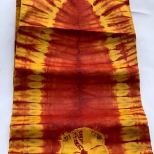 Zianova   Adire Red & Golden Yellow (5 Yards)